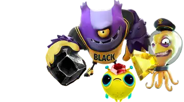 Изображение с яркими маскотами Новое Ретро онлайн-казино, демонстрирующими джекпот-акции, с красочными и выразительными лицами, создавая атмосферу веселья и азарта перед большими выигрышами.